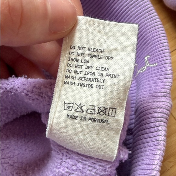 Pangaia heavyweight recycled cotton set in Orchid Purple, size M/S - Picture 8 of 15